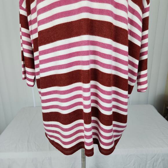 Torrid Top Relaxed Fit Super Soft Plush V-Neck Drop Shoulder Pink Size 2X New - Picture 8 of 14